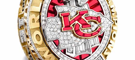 KC Chiefs' Super Bowl Ring Gleams With 255 Diamonds and 36 Rubies