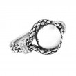 Sterling Silver Marbella Ring (Silver Diamond Ring)