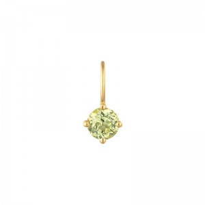 AURELIE GI "AUGUST" 14K YELLOW GOLD NECKLACE CHARM