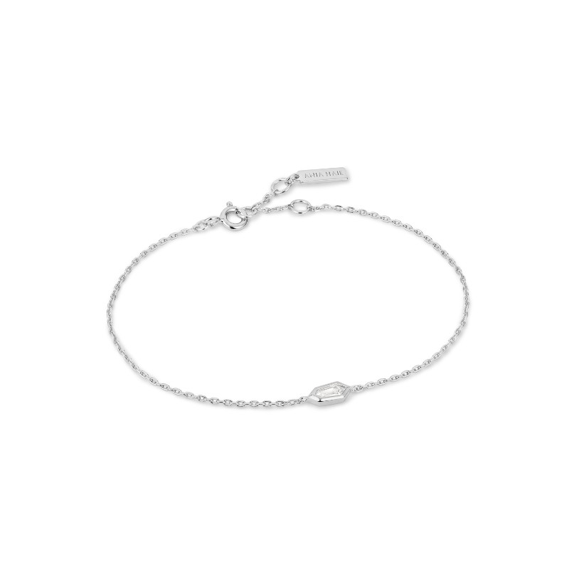 http://nfoxjewelers.bluestar-apps.com/upload/product/ANIA HAIE STERLING SILVER SPARKLE EMBLEM CHAIN BRACELET