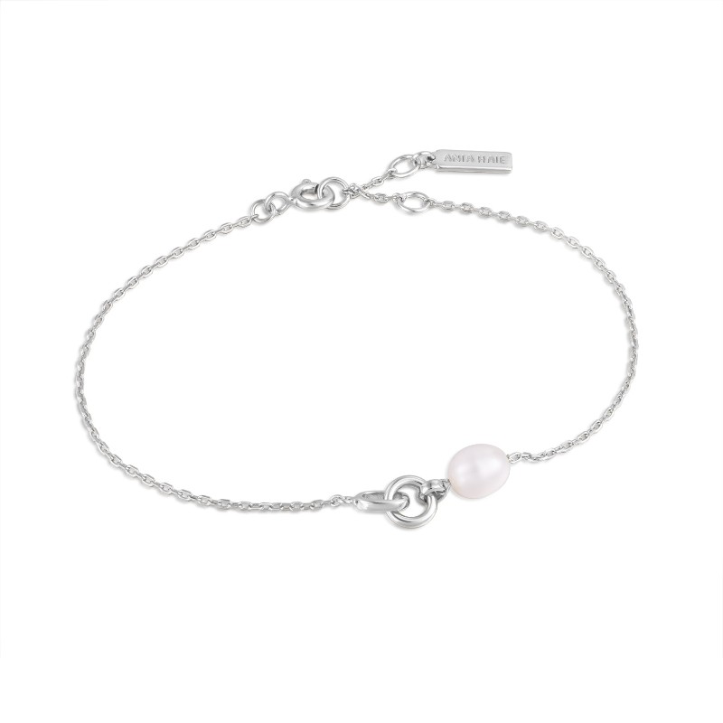 http://nfoxjewelers.bluestar-apps.com/upload/product/ANIA HAIE STERLING SILVER PEARL LINK CHAIN BRACELET