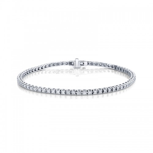 Petite Diamond Clasp Bracelet 4.00 CT