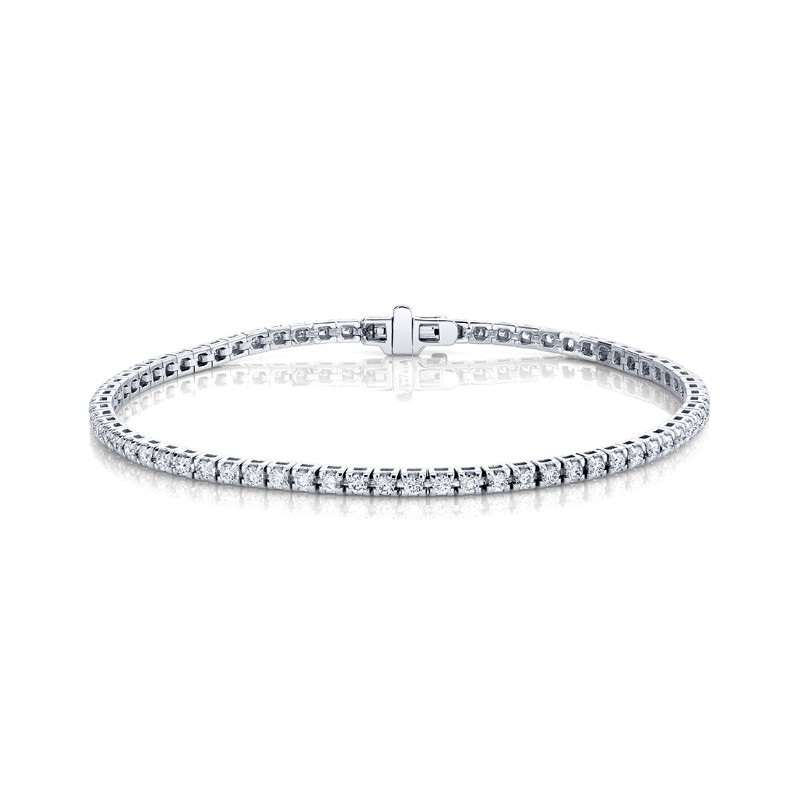 Petite Diamond Clasp Bracelet 4.00 CT