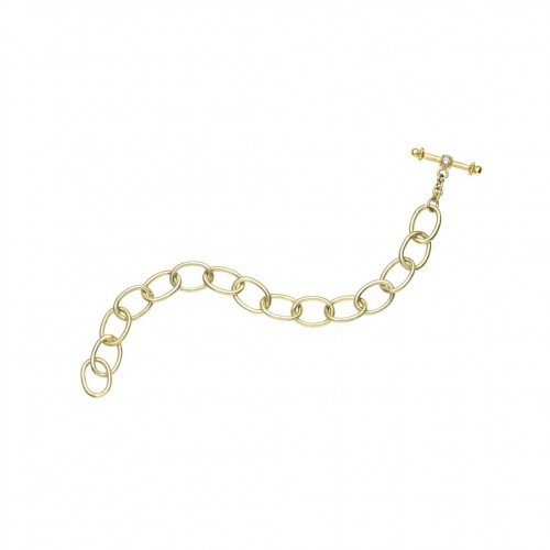 14kt Yellow Gold Diamond Toggle Bracelet