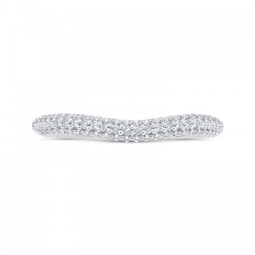 Diamond Wedding Band in 14K White Gold