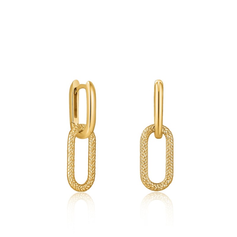 http://nfoxjewelers.bluestar-apps.com/upload/product/ANIA HAIE 14K GOLD PLATED ON STERLING SILVER ROPE OVAL DRP EARRINGS