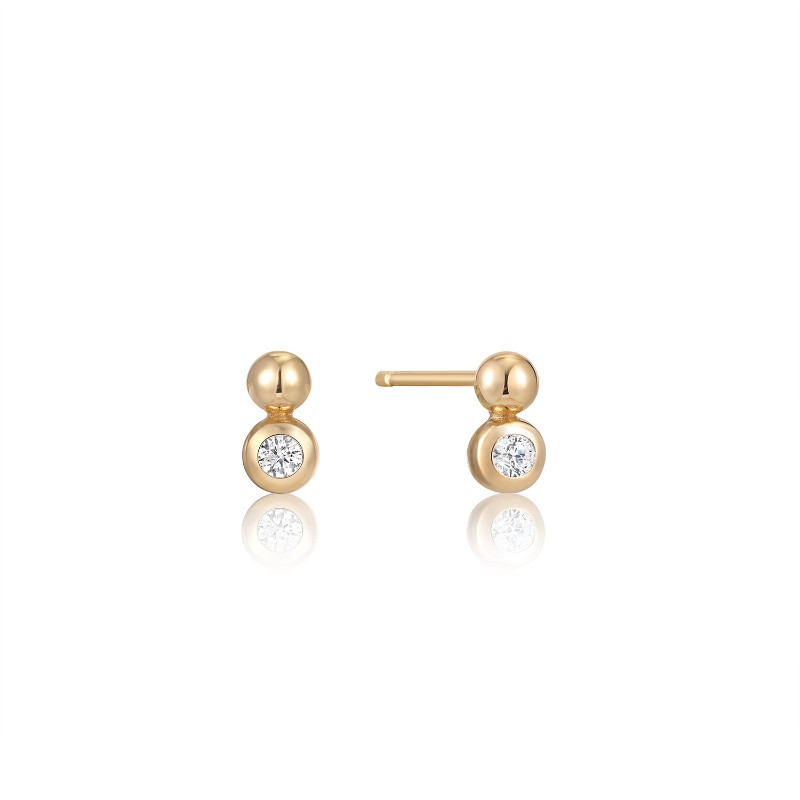 http://nfoxjewelers.bluestar-apps.com/upload/product/ANIA HAIE STERLING SILVER GOLD PLATED ORB SPARKLE STUD EARRINGS