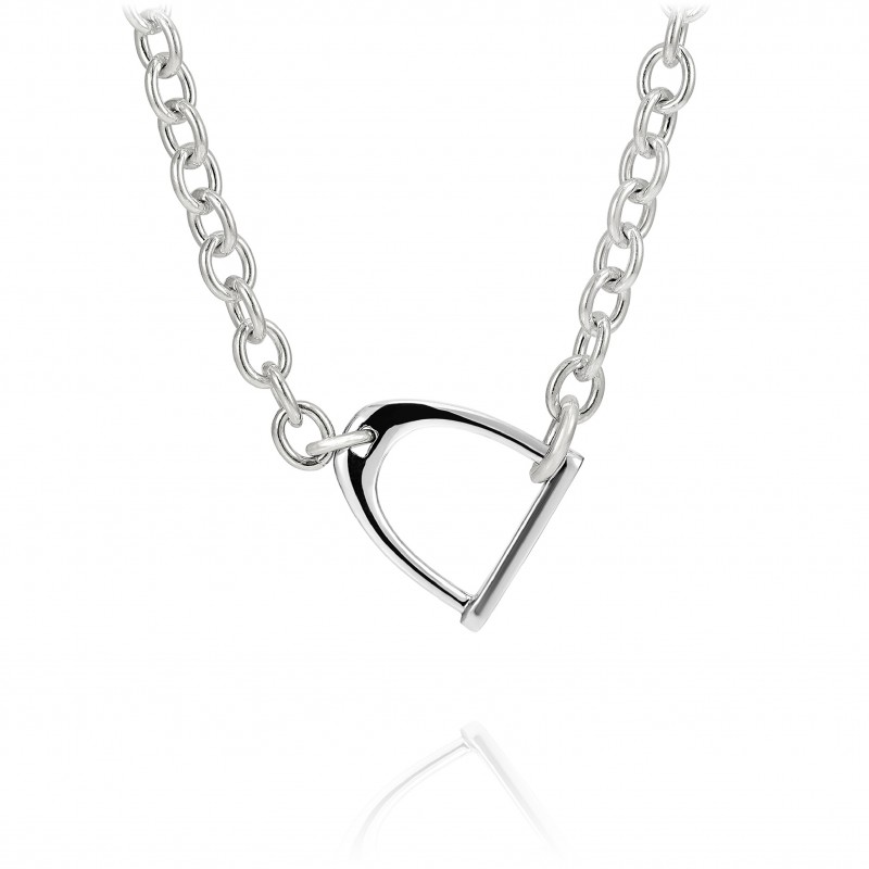 http://nfoxjewelers.bluestar-apps.com/upload/product/VINCENT PEACH STERLING SILVER CHAIN STALLION NECKLACE