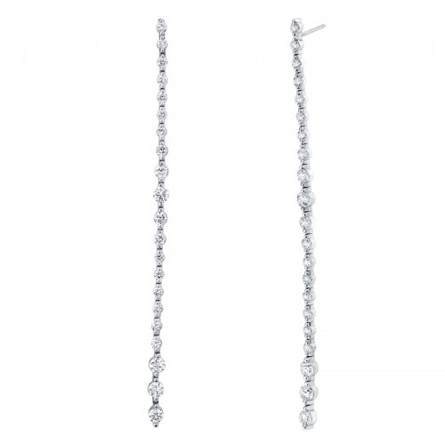 Diamond Dangle Earrings