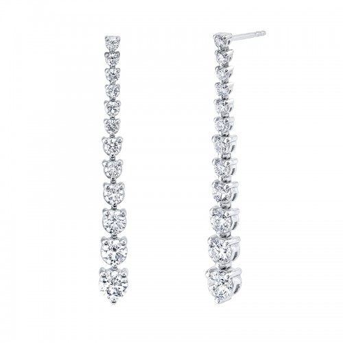 Diamond Dangle Earrings