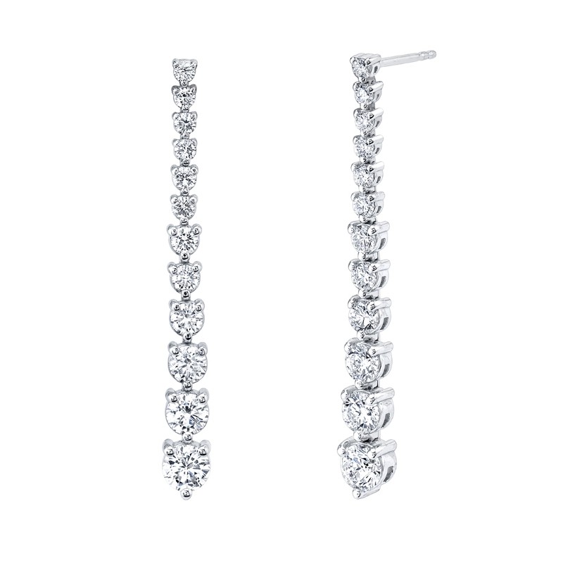 Diamond Dangle Earrings