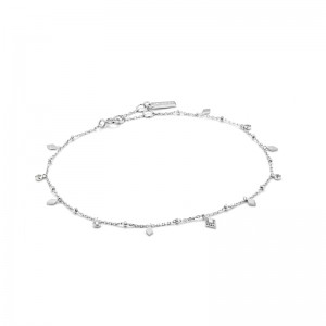 ANIA HAIE STERLING SILVER BOHEMIA ANKLET