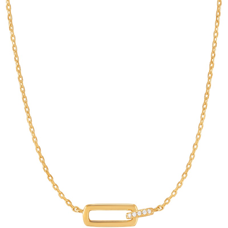 http://nfoxjewelers.bluestar-apps.com/upload/product/ANIA HAIE 14K GOLD PLATED ON STERLING SILVER GLAM INTERLOCK NECKLACE