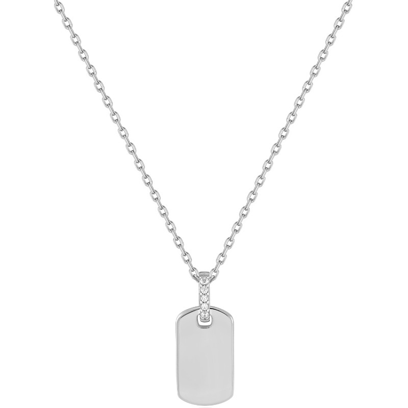 http://nfoxjewelers.bluestar-apps.com/upload/product/ANIA HAIE STERLING SILVER GLAM TAG PENDANT NECKLACE