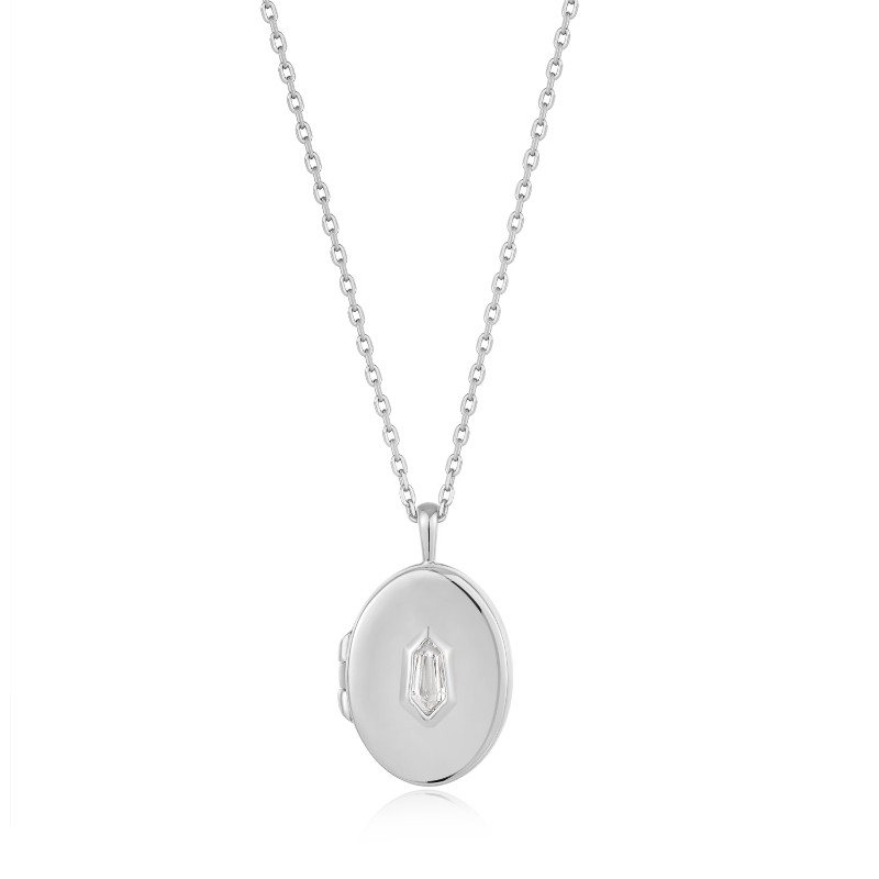 http://nfoxjewelers.bluestar-apps.com/upload/product/ANIA HAIE STERLING SILVER SPARKLE LOCKET PENDANT NECKLACE