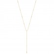 ANIA HAIE 14K GOLD PLATED ON STERLING SILVER SPARKLE POINT Y NECKLACE
