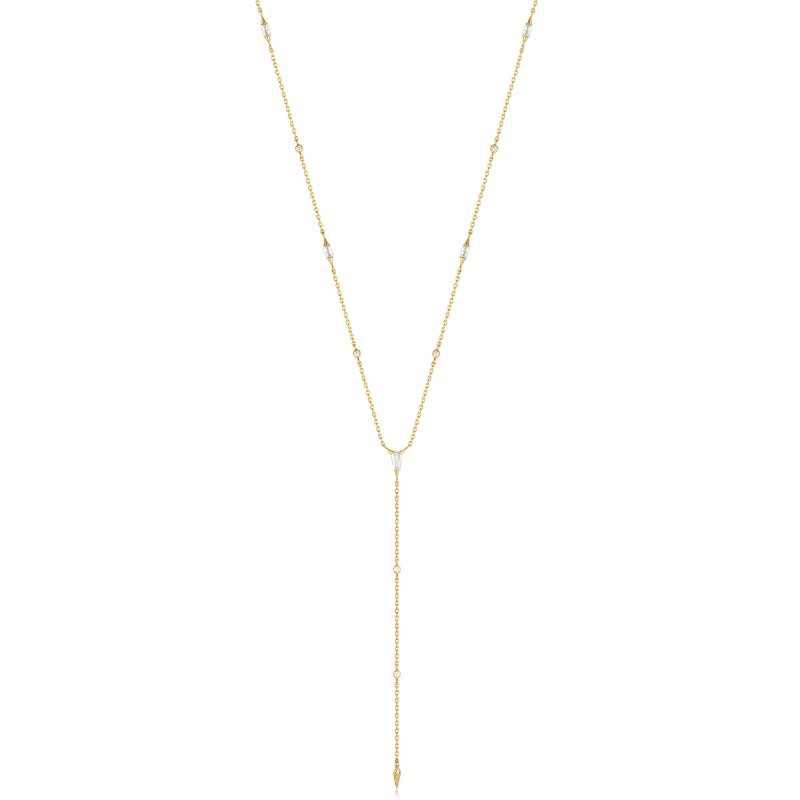 http://nfoxjewelers.bluestar-apps.com/upload/product/ANIA HAIE 14K GOLD PLATED ON STERLING SILVER SPARKLE POINT Y NECKLACE