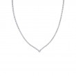 V Shaped Diamond Tennis Necklace