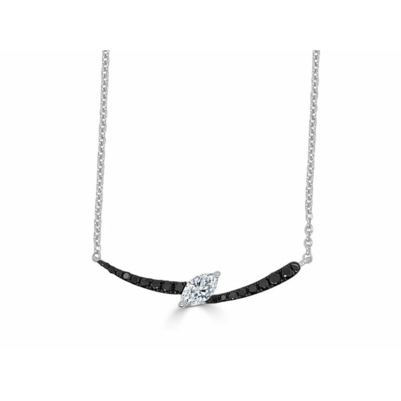 http://nfoxjewelers.bluestar-apps.com/upload/product/14K WHITE GOLD BOLT PENDANT SET WITH .16CTTW ROUND BLACK DIAMONDS AND A .17CT MARQUISE SI CLARITY & GH COLOR DIAMONDS