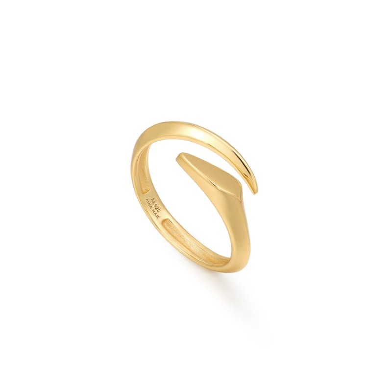 http://nfoxjewelers.bluestar-apps.com/upload/product/ANIA HAIE 14K GOLD PLATED ON STERLING SILVER GOLD ARROW TWIST ADJUSTABLE RING