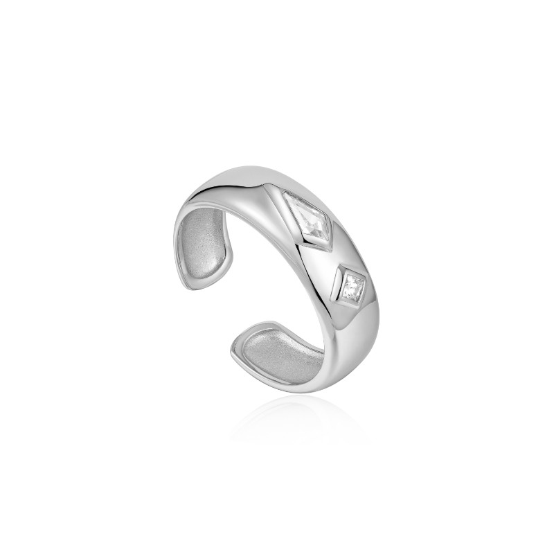 http://nfoxjewelers.bluestar-apps.com/upload/product/ANIA HAIE STERLING SILVER SPARKLE EMBLEM THINK BAND RING