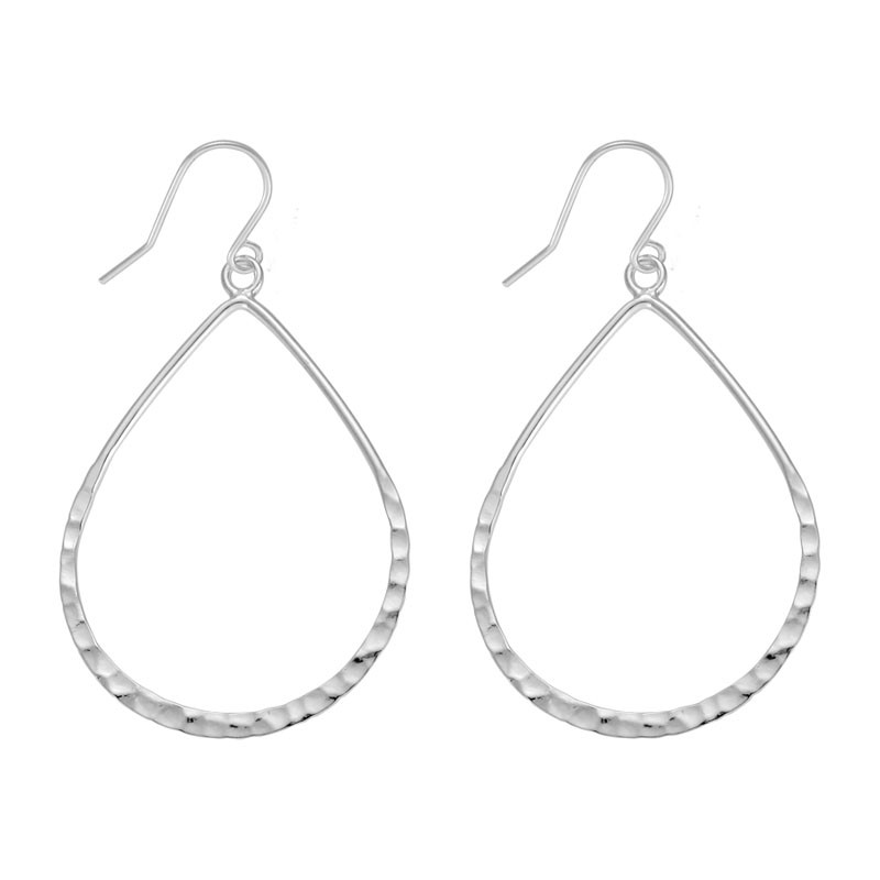 http://nfoxjewelers.bluestar-apps.com/upload/product/STERLING SILVER (RHODIUM PLATED)THIN HAMMERED TEARDROP EARRINGS ON WIRES