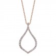 Teardrop Diamond Necklace