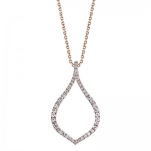 Teardrop Diamond Necklace