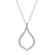 Teardrop Diamond Necklace