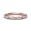 Floating Shared Prong Diamond Band