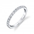 Wide Pave Wedding Band - Querida